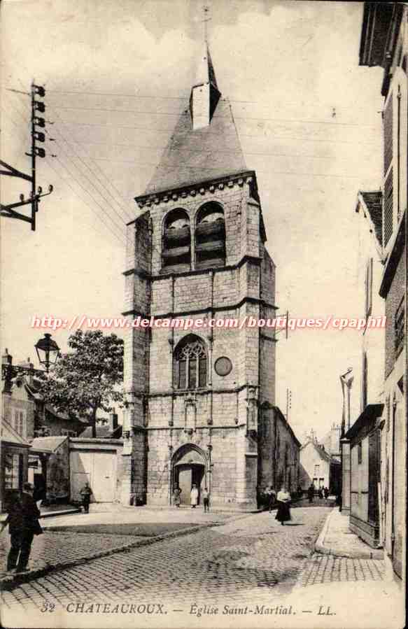 Chateauroux - Eglise Saint Martial - CPA 