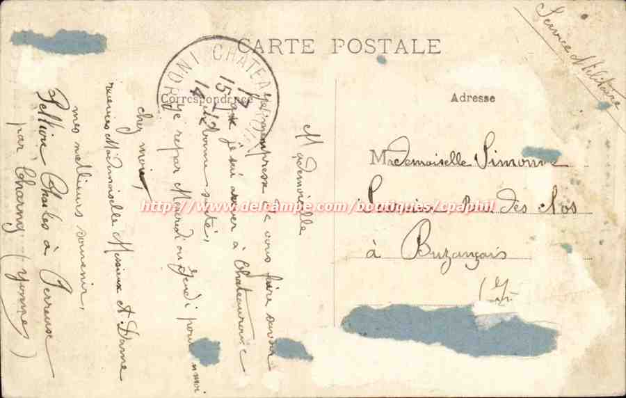 Chateauroux - Chateau Raoul et Entree de la Prefecture - CPA  — Rückseite