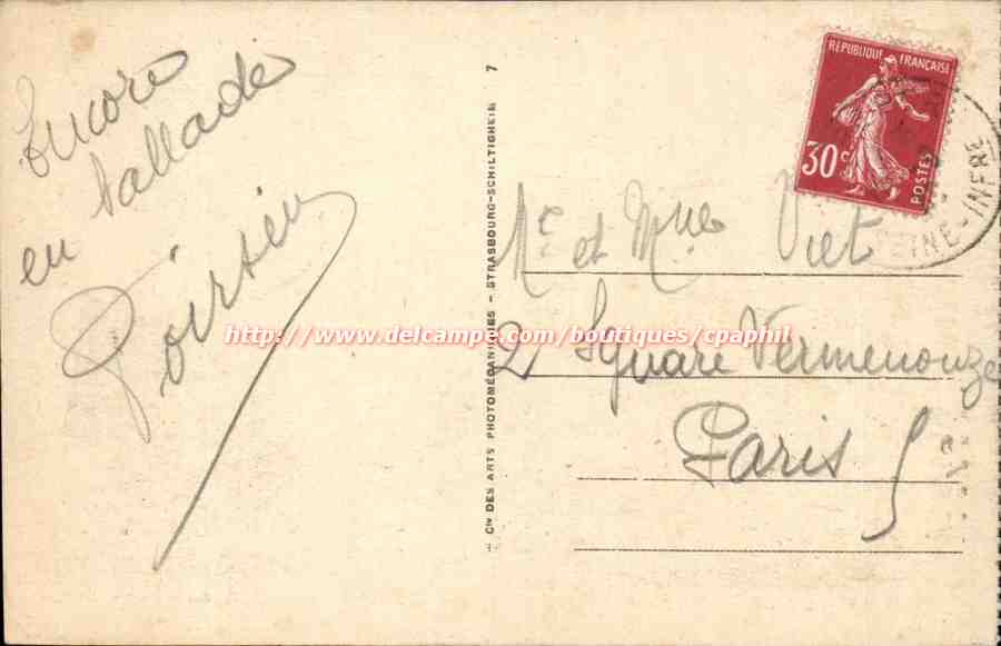 Le Treport - Avant Port et Eglise - CPA  — Rückseite