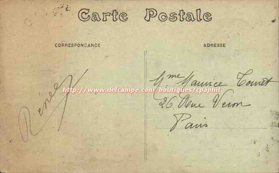 Dieppe - Le Casino et la Plage - CPA  — Rückseite
