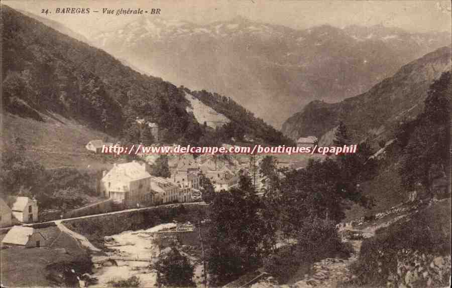 Bareges CPA Vue generale