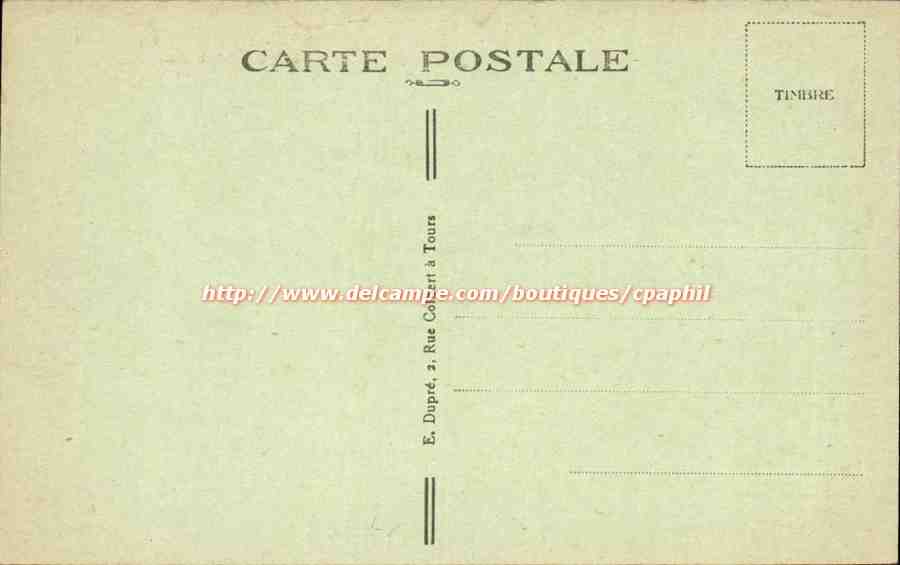 Montrichard (Loir-et-Cher) — Ruines de l'enceinte (époque romaine) — A.P. — Achterkant