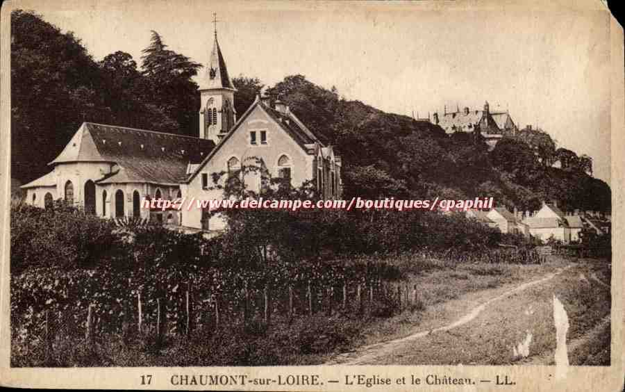 Chaumont-sur-Loire — L'Église et le Château — LL. N°17