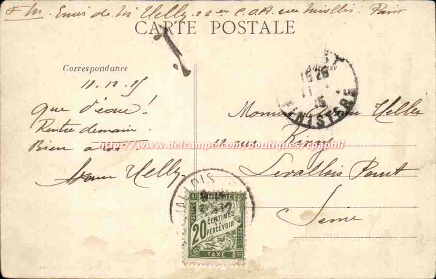 Nantes CPA Vue generale vers la rade — Verso