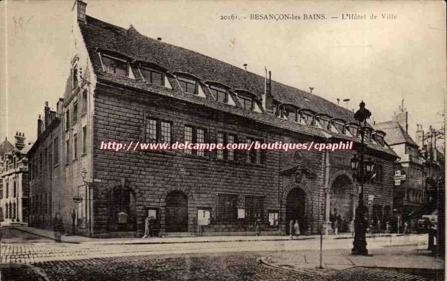 Besancon les Bains CPA L'hotel de ville