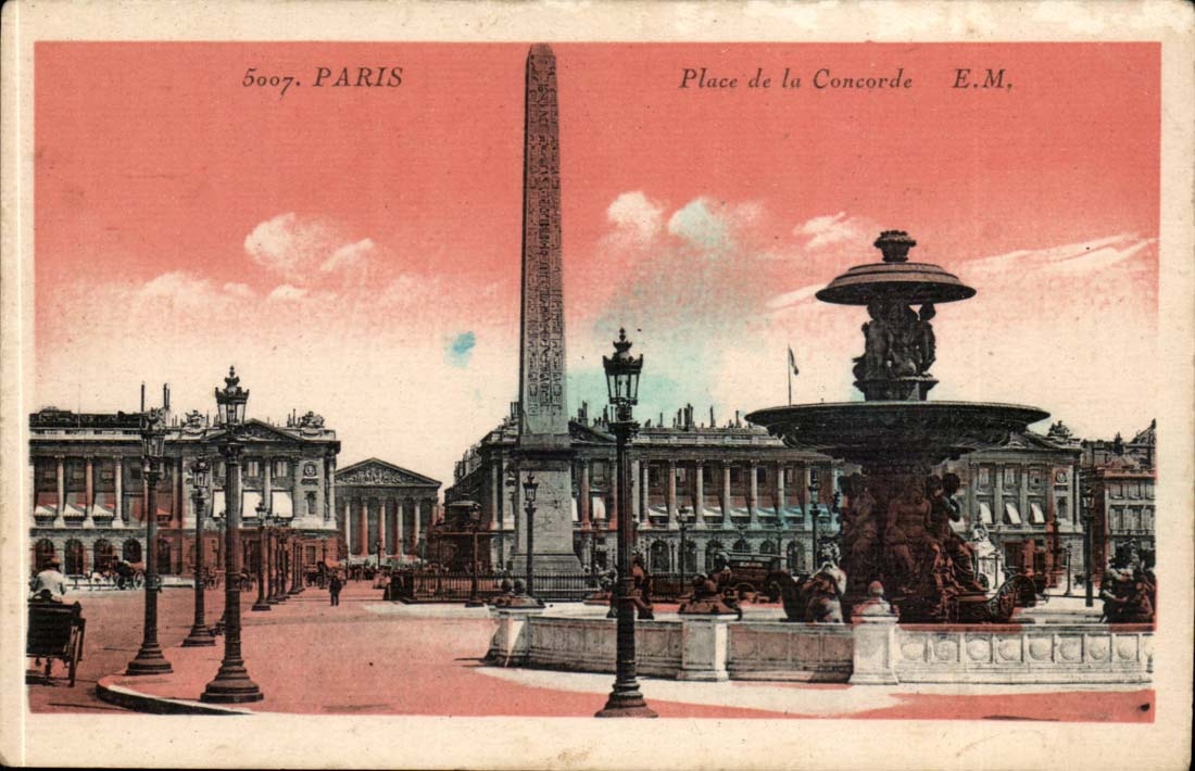 Paris 8 - Place de la Concorde - CPA 
