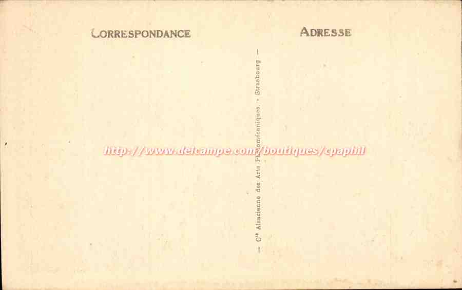 Vesoul - la Caisse d'Epargne Vivier - CPA  — Rückseite