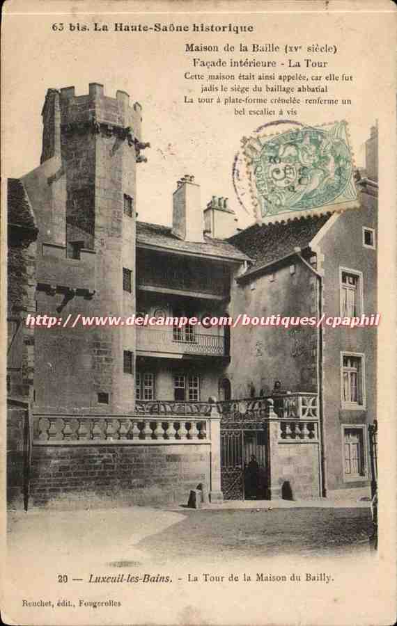 Historisches La Haute-Saône — Maison de la Baille (15. Jahrhundert) — Reuchet, Verlag, Fougerolles