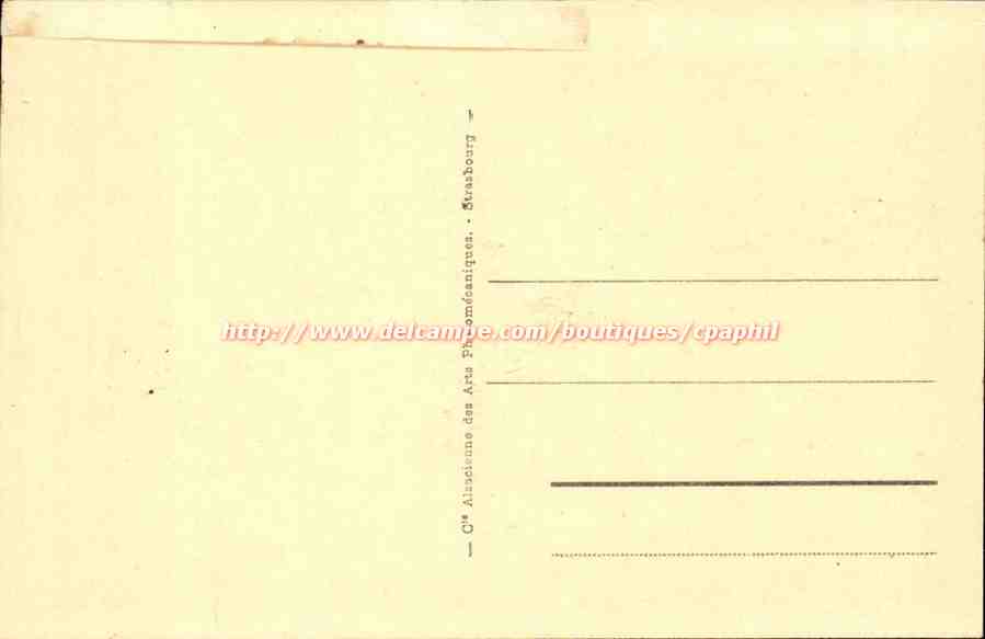 Strasbourg - Strassburg - La Cathedrale - L'Epoux et les Vierges sages - CPA  — Verso