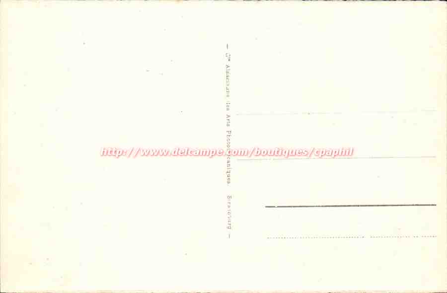 Strasbourg - Strassburg - Pont du Chemin de fer sur le Rhin - CPA  — Verso