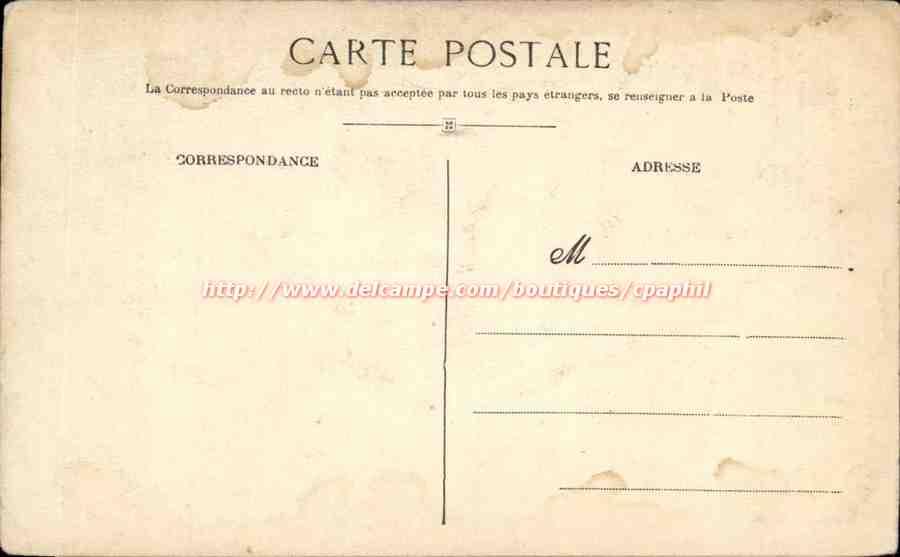 Le Puy - Le Clocher de la Cathedrale - CPA  — Verso