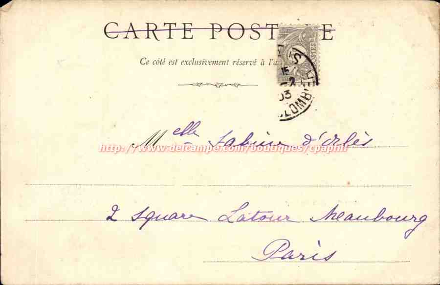 Le Puy - Vue Generale - CPA  — Verso