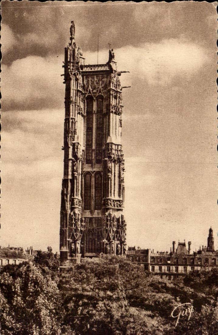 Paris 1 - La Tour Saint Jacques - CPA 