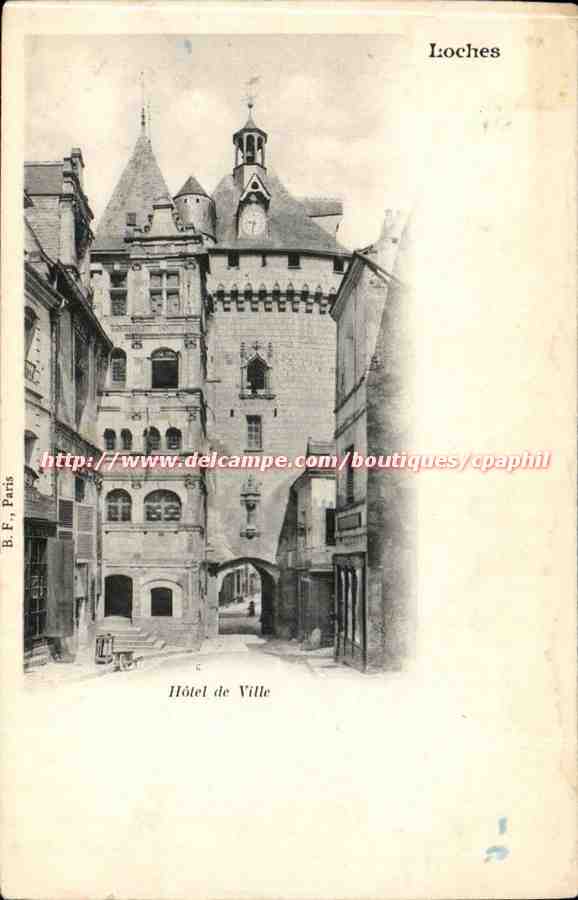 Loches - Hotel de Ville - CPA 