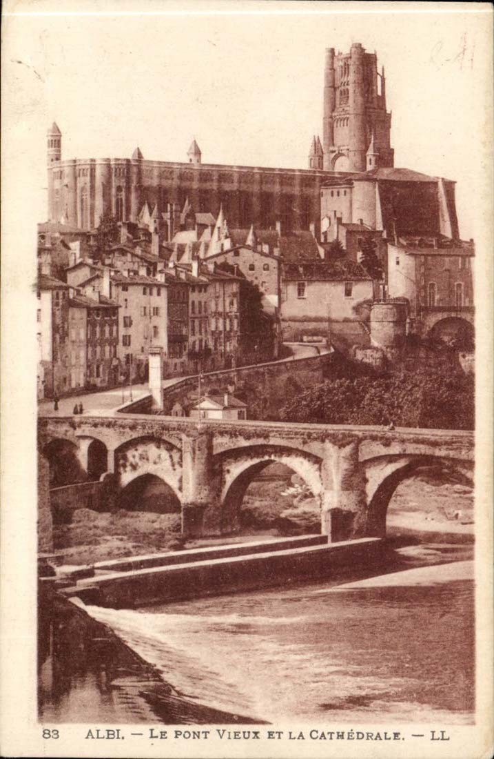 Albi — Le Pont Vieux et la Cathédrale — LL