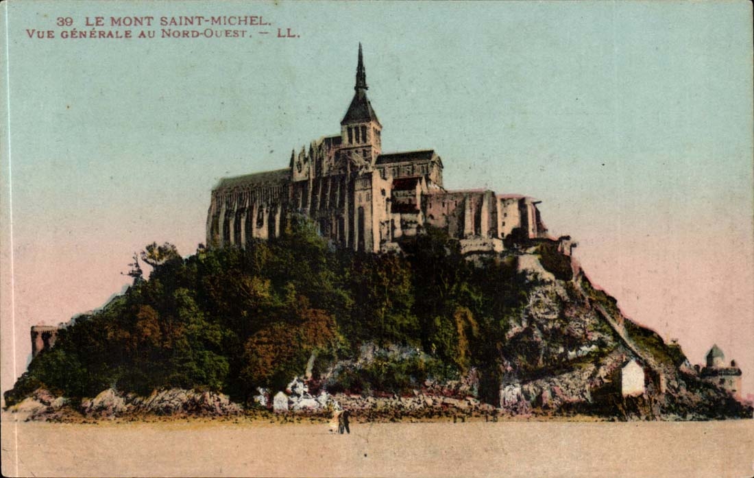 Le Mont Saint Michel - Vue Generale au Nord Ouest - CPA 