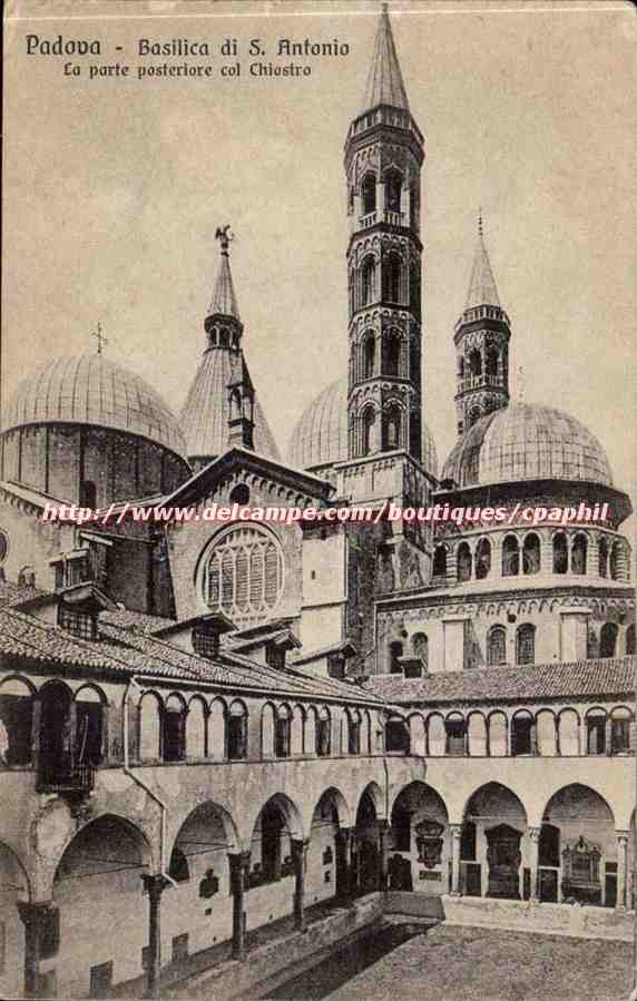 Padova - Padua - Basilica di S Antonia - La Porte posteriore col Chiostro - CPA 