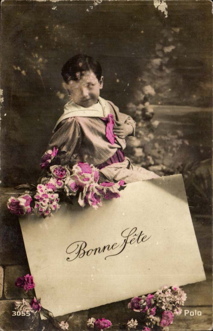 Fete - Voeux - Enfant - Garcon - Bonne Fete - Little Boy in Sailor Suit - CPA 