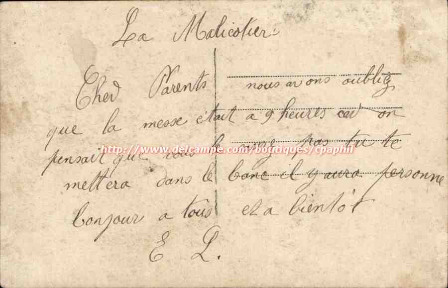 Fete - Voeux - Enfant - Garcon - Bonne Fete - Little Boy in Sailor Suit - CPA  — Rückseite