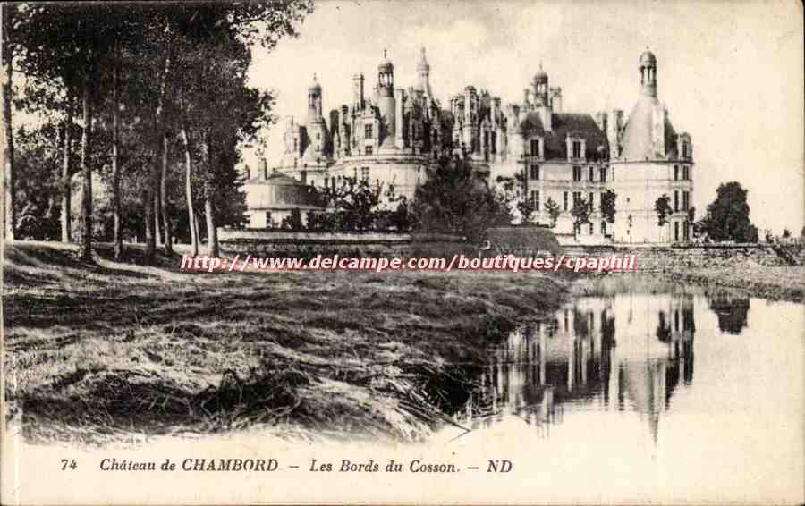 Chambord - Le Chateau Au Bord du Cosson - CPA 