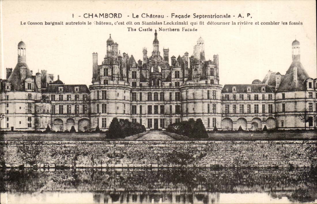Chambord - Le Chateau - Facade Septentrionale - CPA 