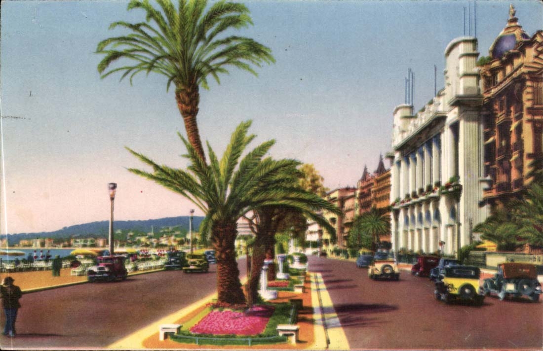 Nice - La Promenade des Anglais et le Palais de la Mediterranee - CPA 