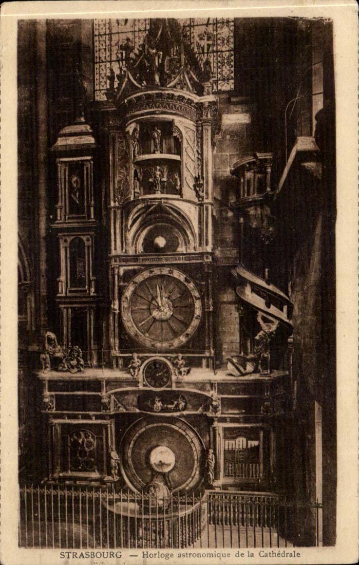 Strasbourg CPA Horloge astronomique de la cathedrale