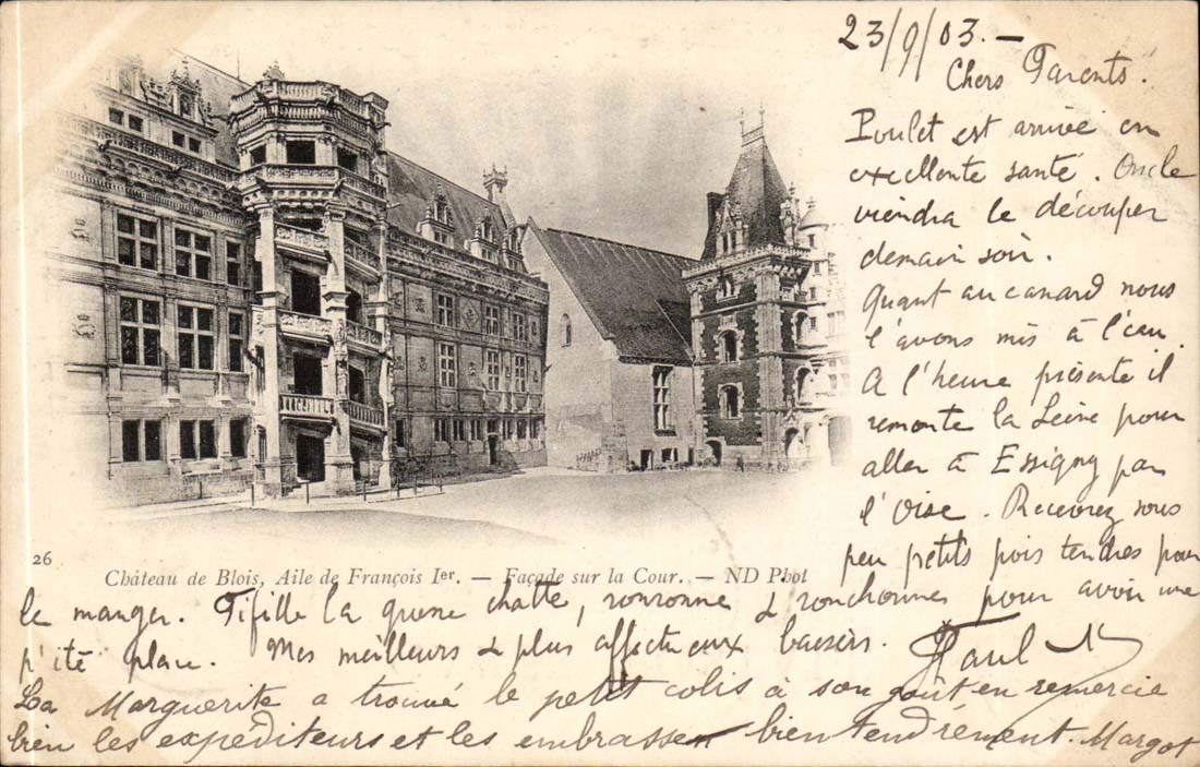 CPA Chateau de Blois Aile de Francois 1er 