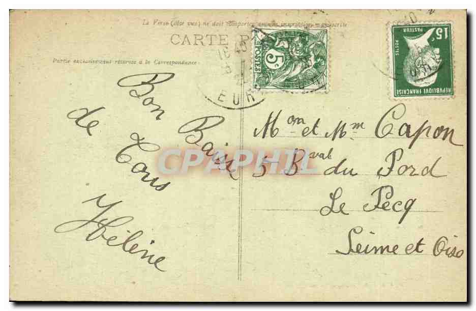 GAILLON (Eure) - Portail du Château du Cardinal d'Amboise, transporté aux Beaux-Arts — Phot. M. Lavergne, Verneuil — Rückseite