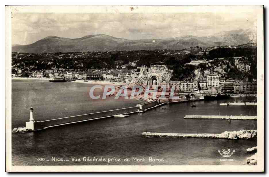 Nice - Vue Generale prise au Mont Blanc - CPA 