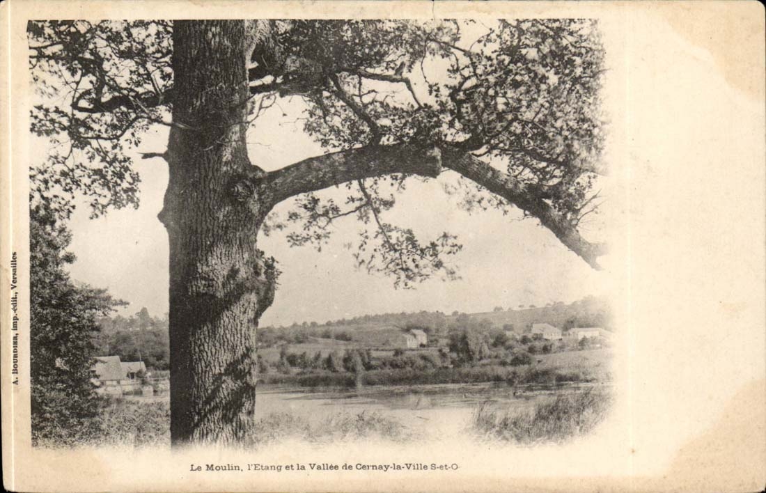 Le Moulin, l'Étang et la Vallée de Cernay-la-Ville S-et-O — A. Bounousan, imp.-édits, Versailles