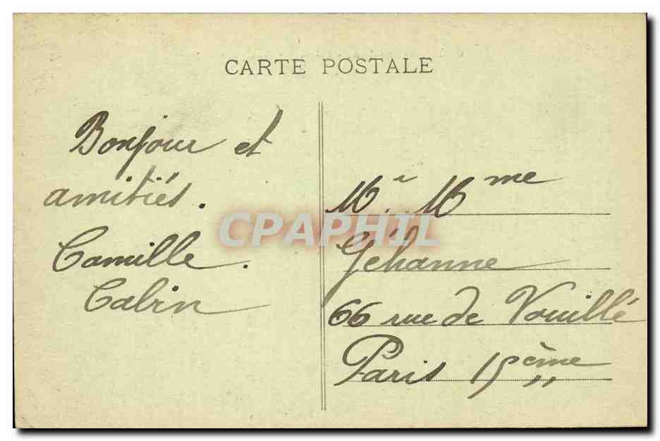 Chateau Landon CPA Abbaye St Severin — Back