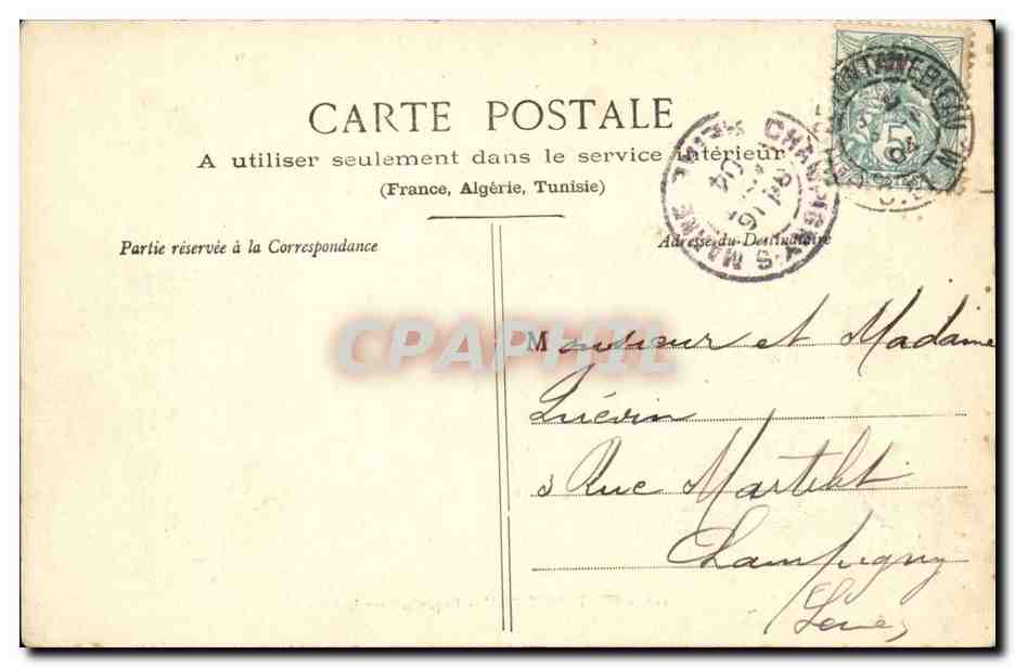 Fontainebleau — Panorama sur la Ville — Thibault, éditeurs, Fontainebleau-Melun, n° 116 — Reverso
