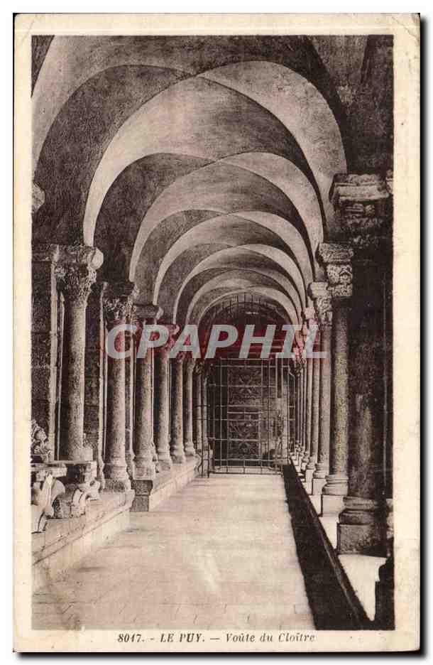 Le Puy — Voûte du Cloître — CPAPHIL 8047