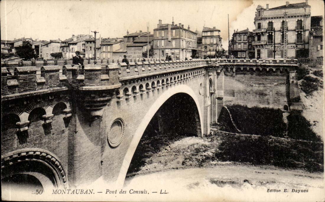 Montauban CPA Pont des consuls