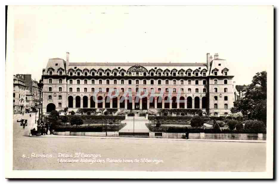 Rennes - Palais St Georges (Ancienne Abbaye des Bénédictines de St Georges)