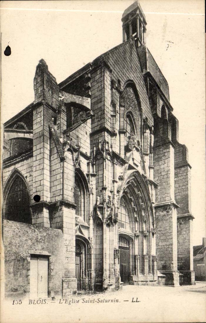 Blois CPA L'eglise Saint Saturnin
