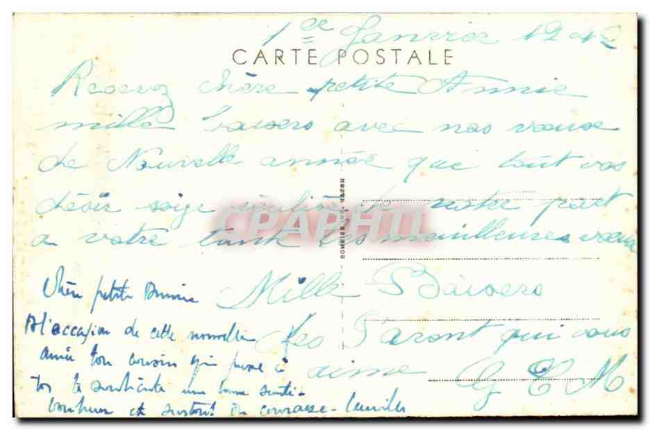 CPA Fantaisie Enfants — Verso