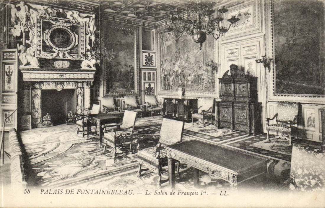 Palacio de Fontainebleau - El Salón de Francisco I - LL. n°58