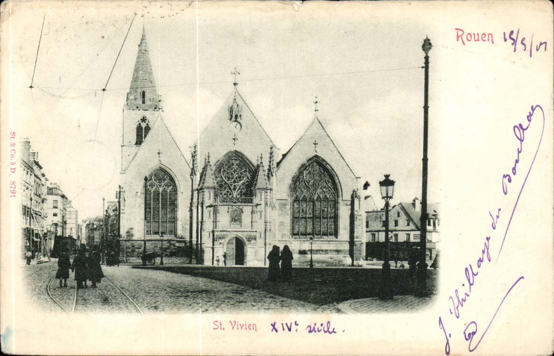 Rouen - St Vivien - CPA 