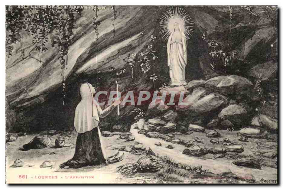 Lourdes - L'Apparrition - CPA 