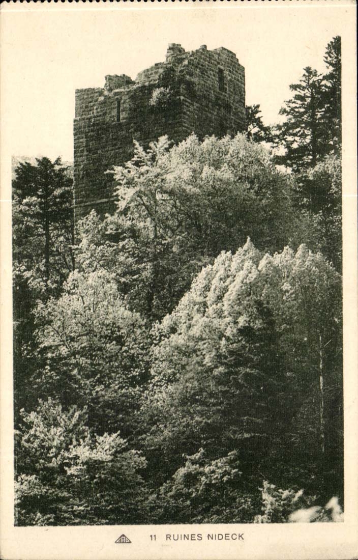 Ruines Nideck - CPA 