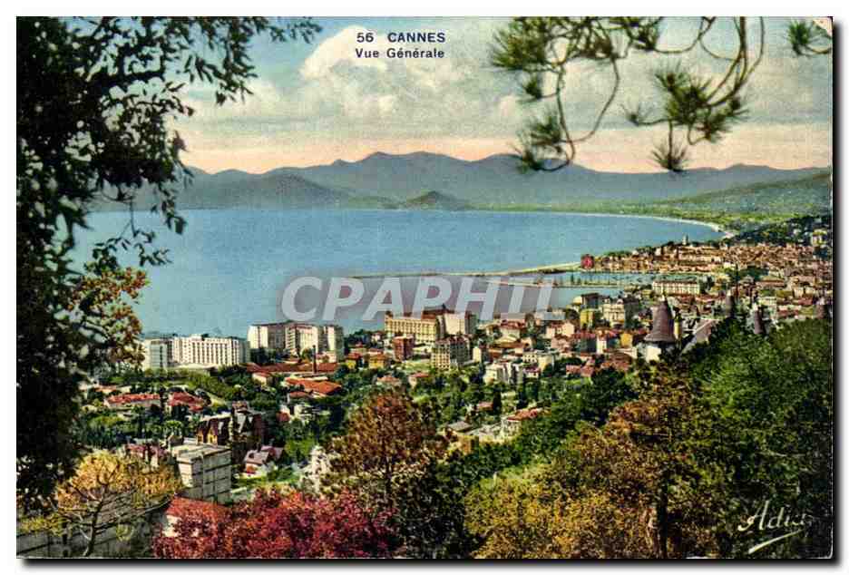 CPA Cannes Vue generale