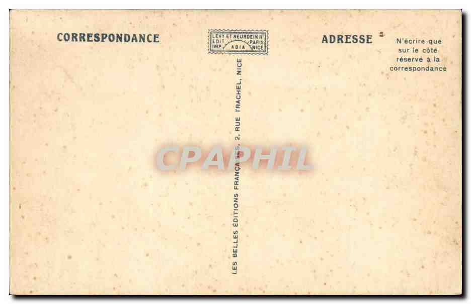 CPA Cannes Vue generale — Verso