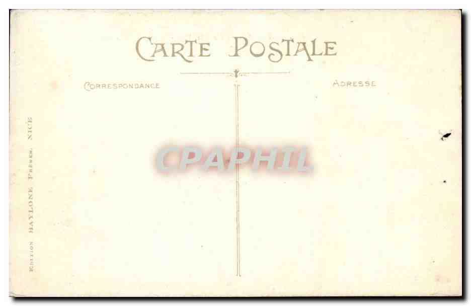 CPA Cannes Ile Ste Marguerite Prison du masque de fer — Verso