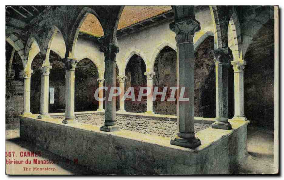 CPA Cannes Interieur du monastere