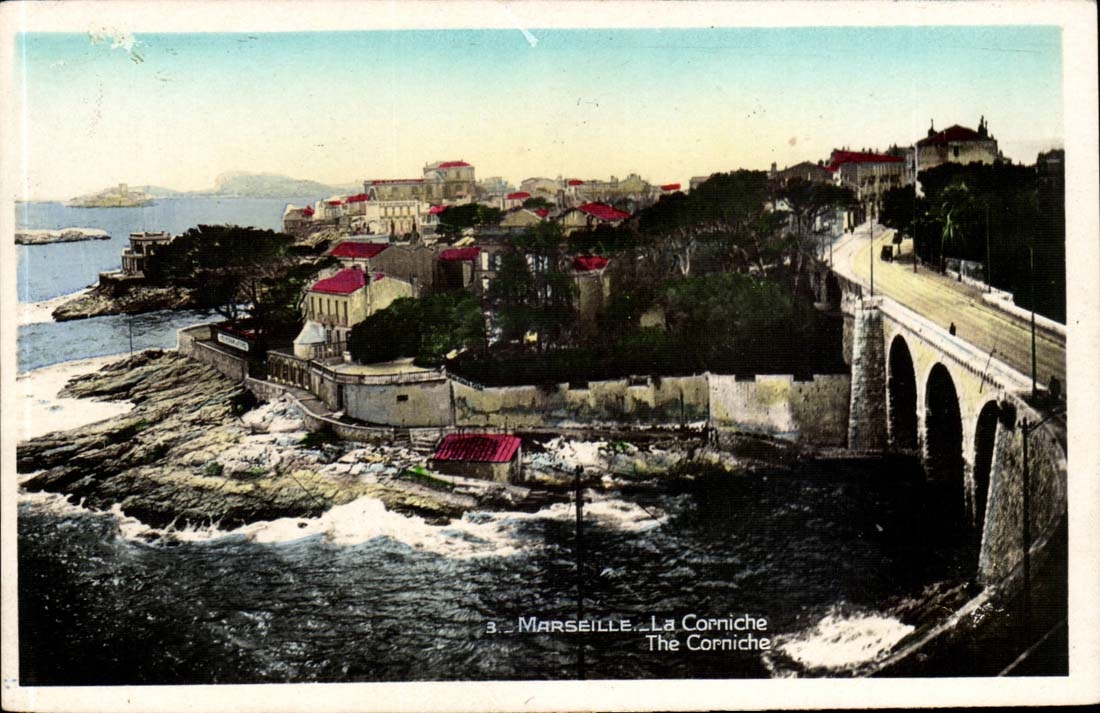 CPA Marseille La corniche 