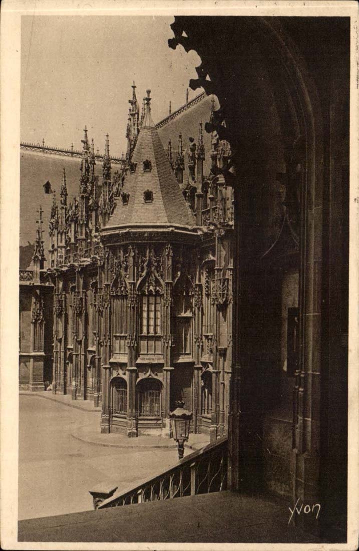 Rouen - Detail du Palais de Justice - CPA 