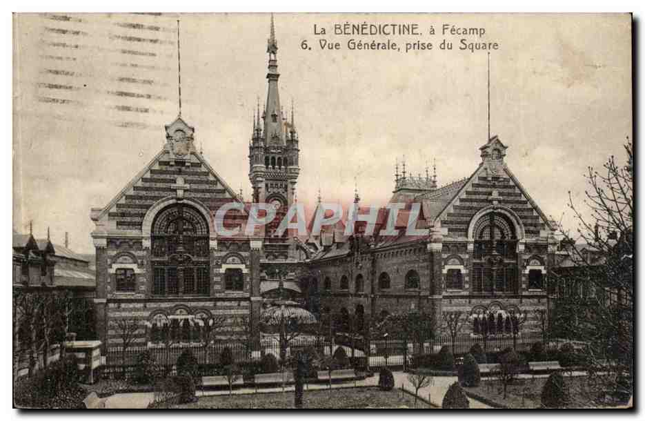 Fecamp - la Benedictine - Vue Generale prise du Square - CPA 