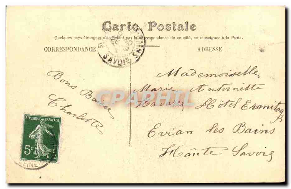 Fecamp - Vue Generale et l'Eglise de l'Ancienne Abbaye - CPA  — Rückseite